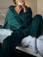 Zip-Up Hoodie and Joggers Set