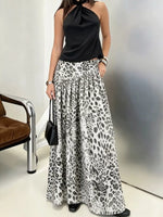 Animal Print Maxi Skirt
