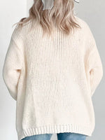 Embroidered Button Up Cardigan