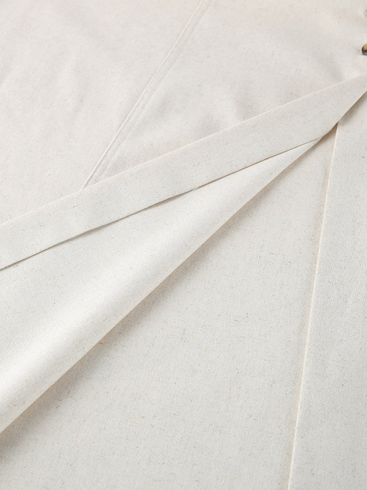 Contrast Trim Button Front Tube Maxi Dress