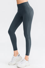 Wide Waistband Slim Fit Long Sports Pants - Ladyez