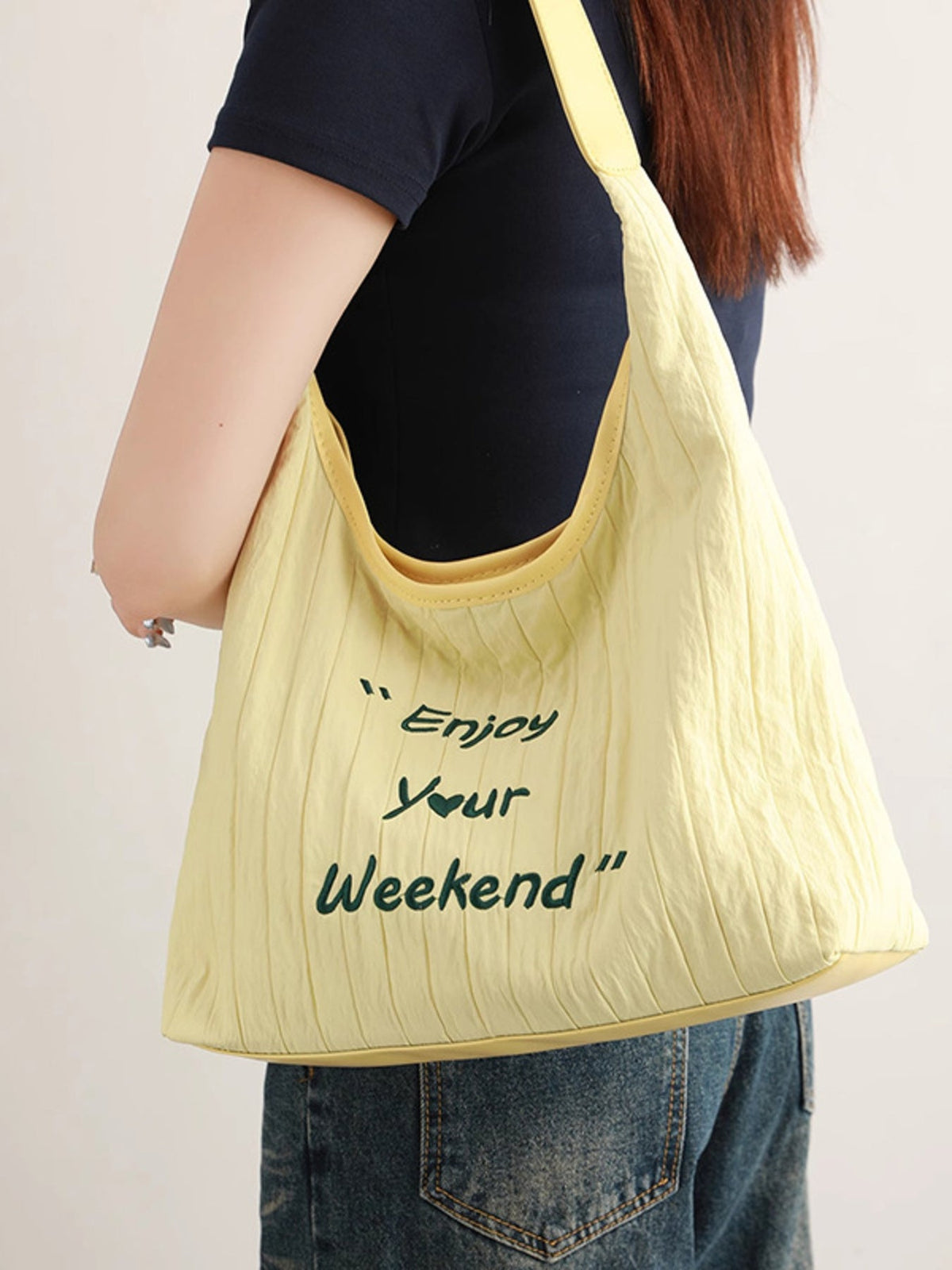 Letter Casual Shoulder Bag