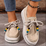 Round Toe Platform Loafers
