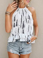 Ruffled Hem Tank Top - Ladyez