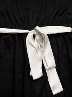 One-Shoulder Bowknot Wide Leg Jumpsuit