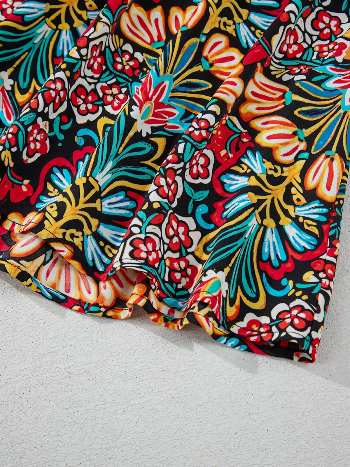 Floral Print Thin Straps High Waist Maxi Dress - Ladyez