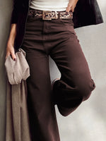 Wide Leg High Waist Denim Jeans - Ladyez