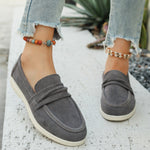 Round Toe Slip-Ons