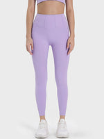 Millennia Pocketed High Waist Active Leggings - Ladyez