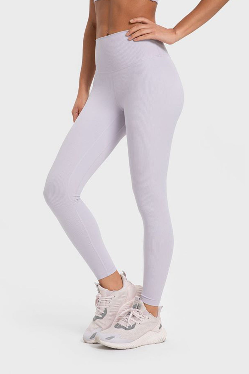 Millennia Highly Stretchy Wide Waistband Yoga Leggings - Ladyez