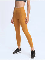 Millennia Wide Waistband Leggings with Pockets - Ladyez