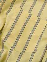 Striped Button Up Shirt and Shorts Set