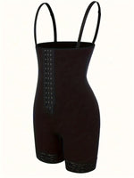 Slimming High-Waist Shapewear Shorts - Firm Tummy & Booty Enhancement Nylon & Elastane Blend with Contouring Lace Accents