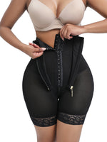 [Women's Shapewear] 1-piece set of women's butt-lifting and tummy-control shaping shorts, high-waisted shaping shorts, flat-leg