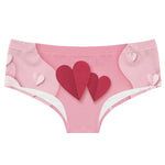 Original Valentine's Day Theme Printed Women Underwear Stretch Comfortable Panties Peach Hips Seamless Women Briefs
