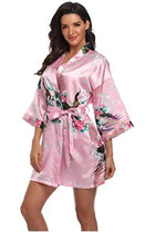 Rayon Robes Women Nightwear Flower Home Clothes Intimate Lingerie Casual Kimono Bath Gown Lady Sexy Night Dress Oversize 3XL
