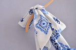 Blue Floral Embroidey Summer Beach Dress Women Casual Holiday Bohemian Dress Boho Sundress Maxi Long Vestidos Fashion Clothes