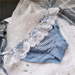 Women's Sexy Bandage Lace-Up Transparent Panty Seamless Cotton Crotch Briefs Buttocks Wrap Knickers Lady Underwear