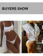 Women's Cotton Thong Sexy Thongs Women's Panties Set Solid Seamless Low Waist Underwear Female Underpants Intimates Lingerie