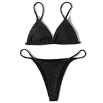 ZTVitality Shiny Sexy Micro Bikini 2022 New Arrival Push Up Low Waist Bandage Swimsuit Women Swimwear Brazilian Bathing Suit S-L