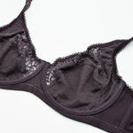 Plus Size Womens Lace Bra Lager Bosom See through Bralette Underwired Sexy Lingerie 34 36 38 40 42 44 B C D DD E F Cup