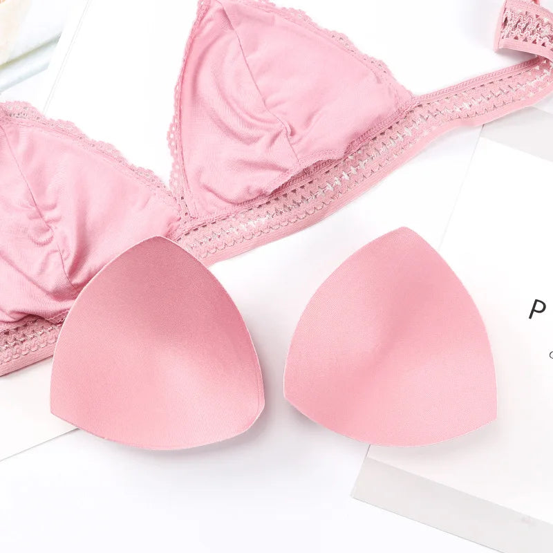 Women Lace Bralette Push Up Bras Female Wire Free Brassiere Backless Underwear Push-Up Bra Removable Pads Sexy Lingerie