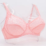 Plus Size Bras For Women Lace Bra Femme Transparent Large Brassiere Tops Underwear Sexy Lingerie C D DD E F Cup