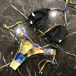 RUOTONGSEPT 2023 Popular Womens Beachwear Sexy Bikinis Set Hot Sport Swimwear Push-Up Padded SwimsuitExquisite Bather Swimwear