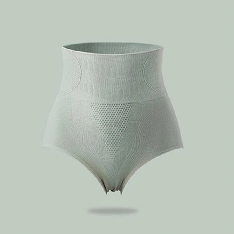 High-Waisted Seamless Shaping Panties for Women Breathable Honeycomb Mesh Tummy Trimmer Hip Lifter Control Briefs