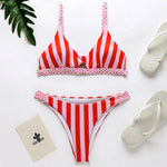 2026 Sexy Polka Dot Bikini Women Swimsuit Female Brazilian Swimwear Two pieces bikini set Hollow out High cut Bathing Suit Swim