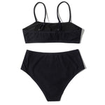 ZTVitality Solid Sexy Bikini 2025 New Arrival Padded Bra High Waist Swimsuit Brazilian Swimwear Women Bathing Suit Beachwear S-L