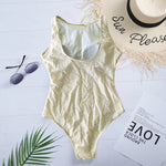 Striped Women One Piece Swimsuit High Quality Swimwear Printed Push Up Monokini Summer Bathing Suit Tropical Bodysuit Female