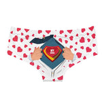 Original Valentine's Day Theme Printed Women Underwear Stretch Comfortable Panties Peach Hips Seamless Women Briefs