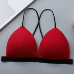 Front Closure Bra Wireless Bras For Women Sexy Lingerie Deep V Bralette Brassiere Seamless Underwear Soft Padded Intimates