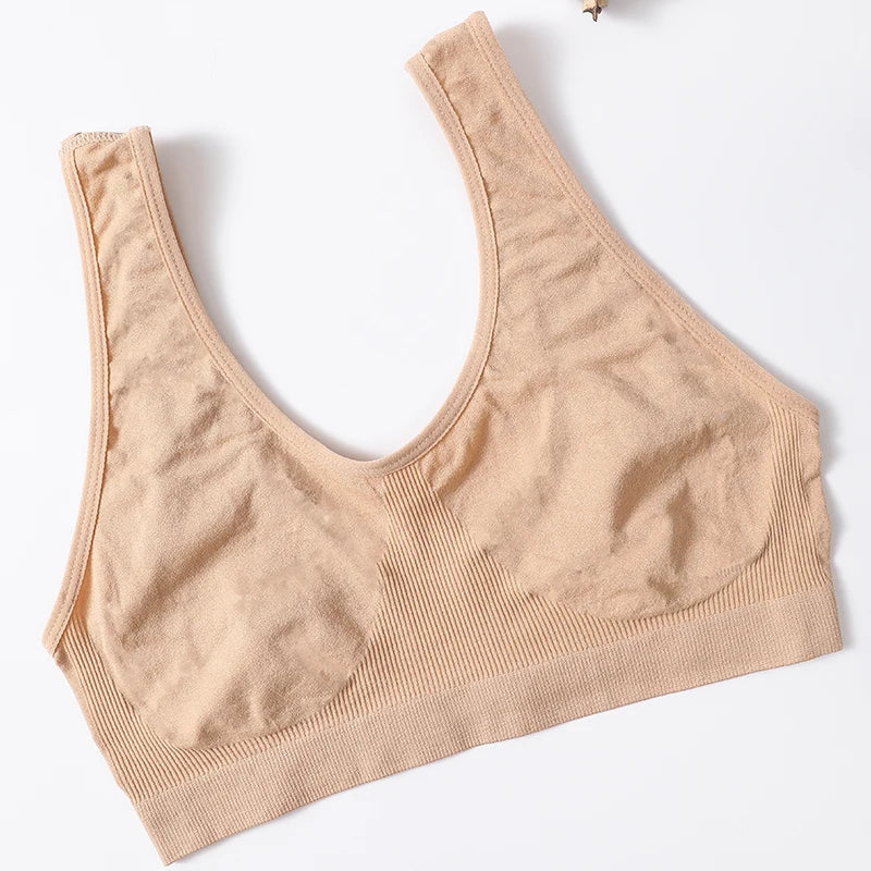 Women Seamless Tube Top Underwear Wireless Bra Low Back Sexy Lingerie Comfort Unlined Crop Top Sleeveless Solid Bra Tops