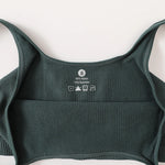 Square Neck Crop Top Women Seamless Underwear Top Solid Color Off Shoulder Cami Sexy Lingerie Sleeveless Tank Top Camisole