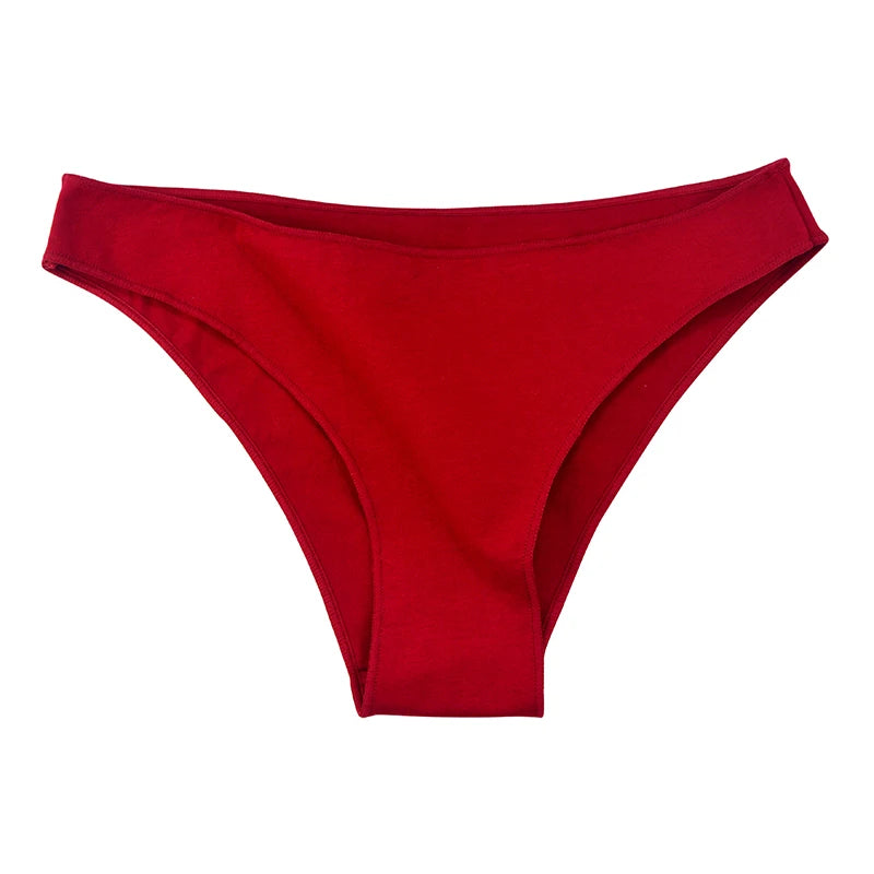6Pcs/Set Women's Panties Cotton Briefs Underwear Female Underpants Low Rise Underwear Sexy Lingerie Soft High Cut Pantie