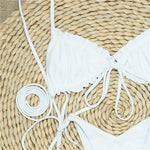 Sexy Printed Ruffled Frilled Thong Bikini Women Swimwear Female Swimsuit Two Pieces Bikini set Micro String Bathing Suit Swim
