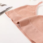 Seamless Bras For Women U-Back Sports Crop Top Sexy Lingerie Non-wire Thin Strap Ribbed No Pads Underwear V Neck Intimates M-XL