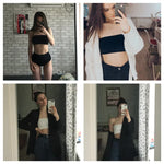 2Pcs/Set Strapless Bras For Women Tube Bra Female Sexy Crop Top Seamless Underwear Non-wire Bandeau Bra M-XL Women Intimates