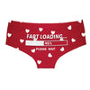 Original Valentine's Day Theme Printed Women Underwear Stretch Comfortable Panties Peach Hips Seamless Women Briefs