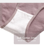 FINETOO 3PCS/Set Women's Underwear Cotton Panty Sexy Panties Female Underpants Solid Color Panty Intimates Women Lingerie M-2XL