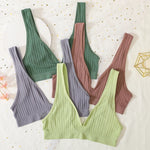 Seamless Tube Top Push-up Bras for Women Deep V Neck Underwear Low Back Brassiere Unlined Sexy Lingerie Crop Top Women Bralette