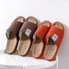 Breathable Flax Slippers Women Men Indoor Mute Slipper Anti-slip Lovers House Floor Shoes SoftLadies Summer Home Slides