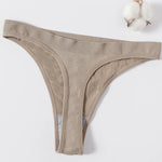 3Pcs/Set Women Brazilian Panties High Rise G-string Thongs Female Underpants Sexy Lingerie Sports Seamless Underwear M-XL T-Back