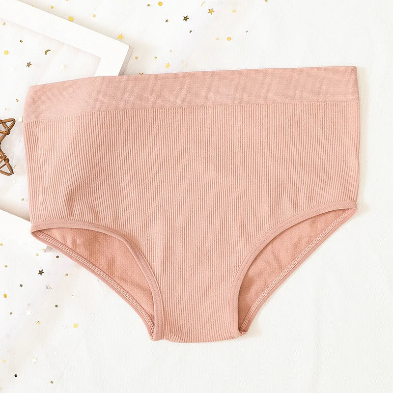 1PC Seamless Panties Women Sexy High Waist Brief Hip Lift Underwear Female Underpants Shaperwear High Rise Panties Lingerie M-XL