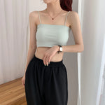 Tube Top Strapless Bras For Women Sexy Seamless Underwear Female Crop Top Sexy Lingerie Ice Silk Bandeau Removable Pads Bra