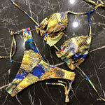 RUOTONGSEPT 2023 Popular Womens Beachwear Sexy Bikinis Set Hot Sport Swimwear Push-Up Padded SwimsuitExquisite Bather Swimwear