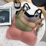 Women's Square Neck Seamless Adjustable Strap Wireless Bra Comfort Sexy Lingerie Invisible Underwear Ladies Intimates S-XL