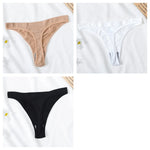 3PCS/Set Seamless G-string Panties Women Underwear Female Underpants Low Waist Thong Sexy Lingerie Seamless Sports Panties